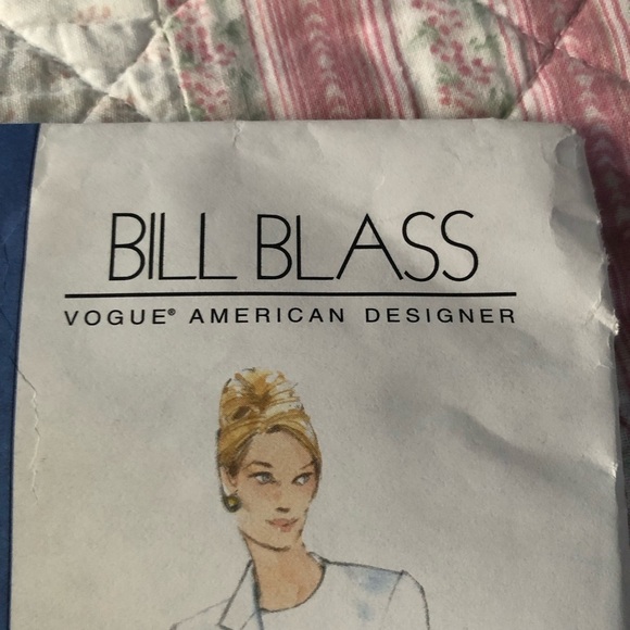 Bill Blass Vogue Pattern 1879-14-16-18. Women's Suit-jacket-skirt -pants - Picture 3 of 7